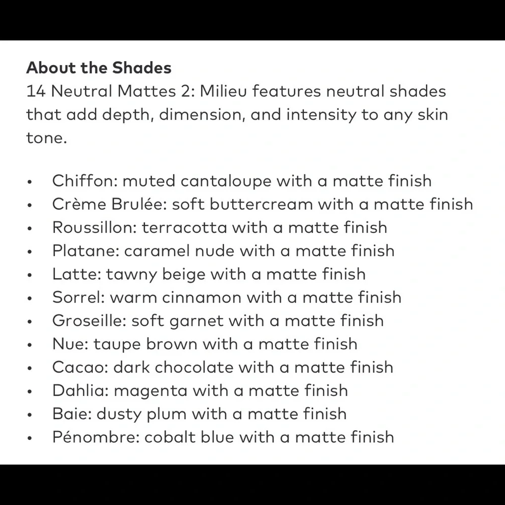 ✨ VISEART Eye Shadow Palette / 14 Neutral Mattes